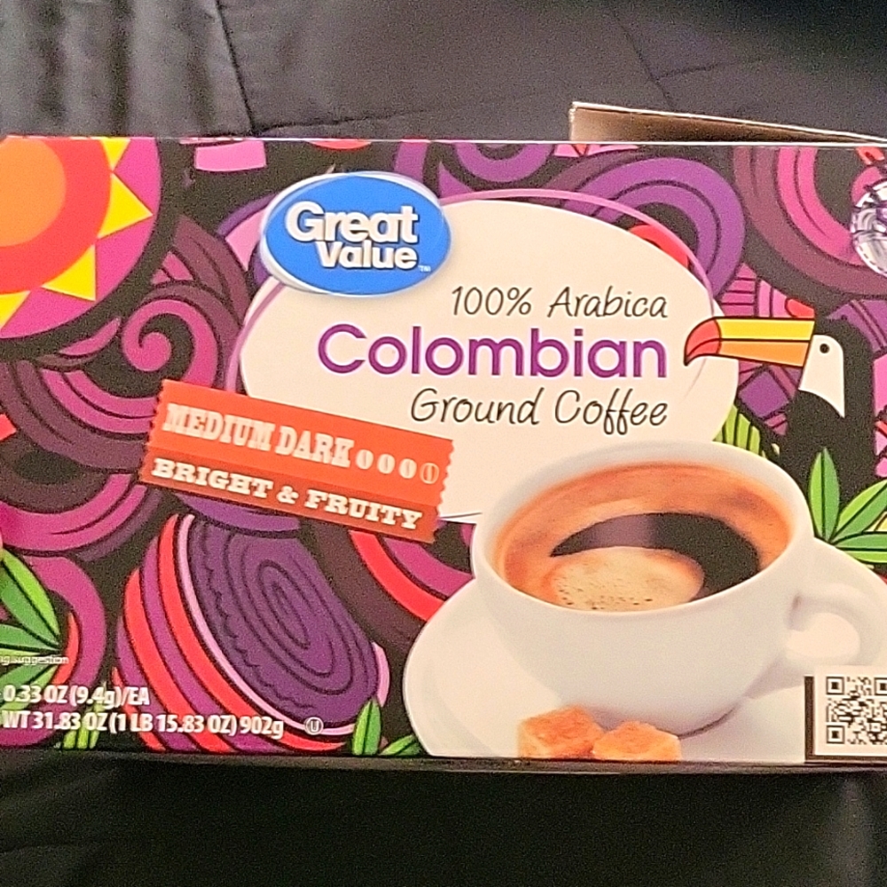 100% arabica columbian ground coffee